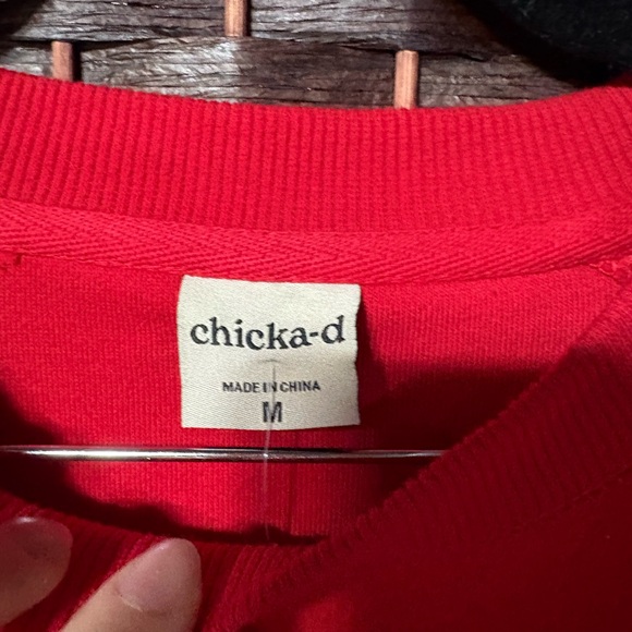 NWT! Chicka-d Nebraska Huskers Red Crewneck Sweatshirt Medium - Picture 2 of 7